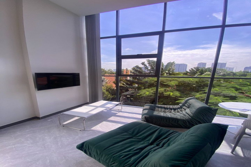 A Polished One-Bedroom Living Space