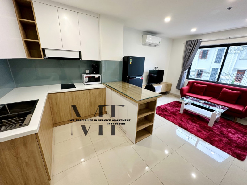 Soft Light One-Bedroom Living Space