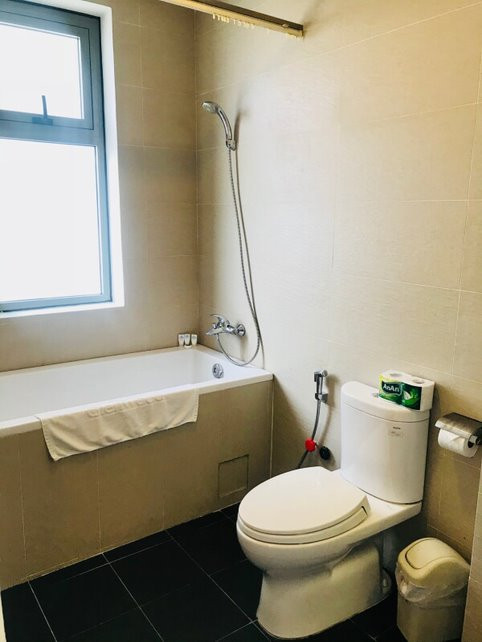 Penhouse -Soft Green Living One-Bedroom Apartment