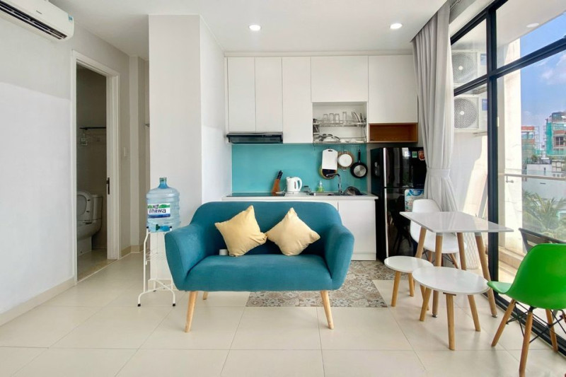 Bright Little One-Bedroom Home-Thao Dien