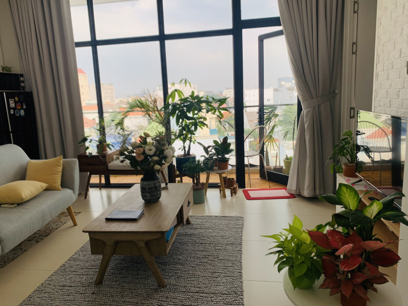 Bright Little One-Bedroom Home-Thao Dien