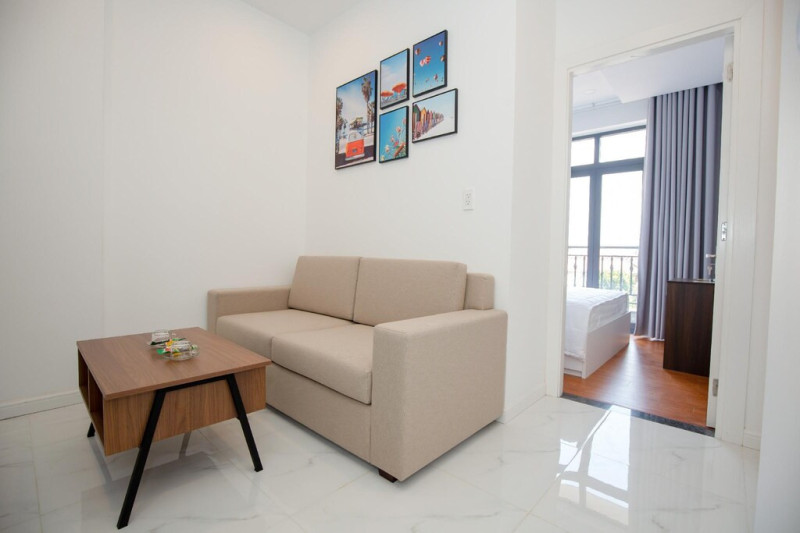 A Modern One-Bedroom with Soft Lines