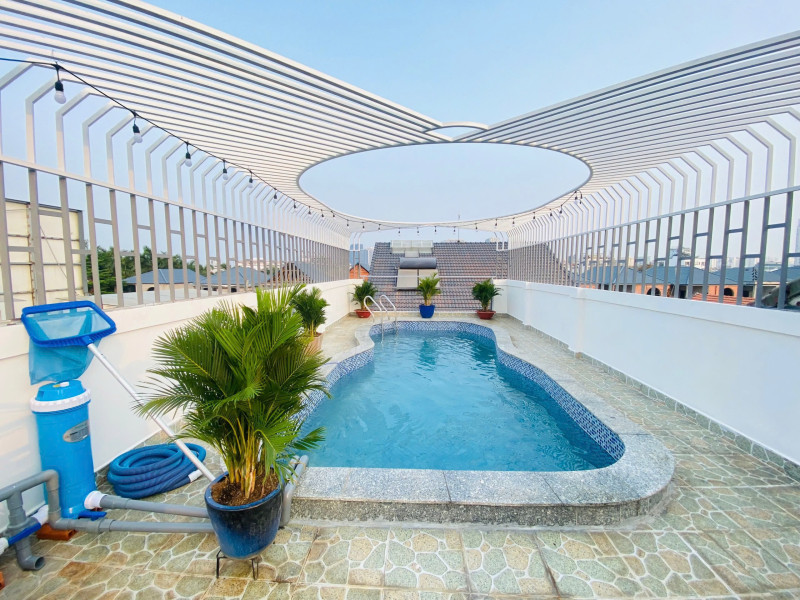 Two-Bedroom Apartment with Green Views in Thao Dien