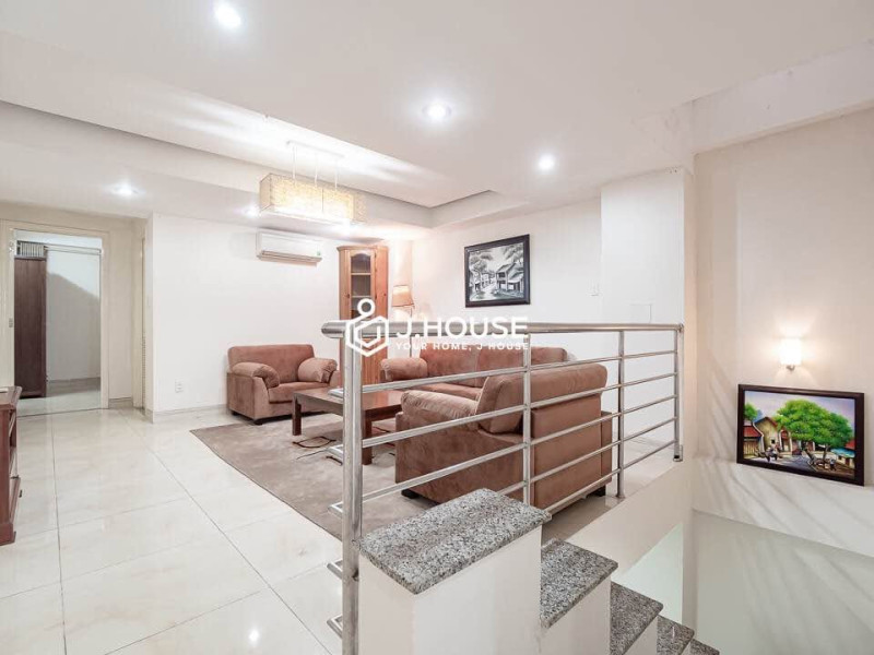 Spacious two-story apartment in Thao Dien.