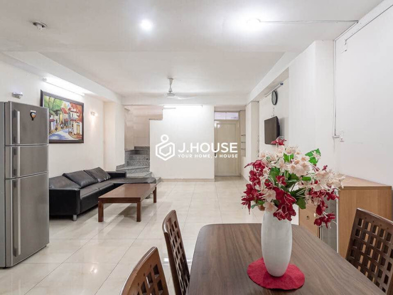 Spacious two-story apartment in Thao Dien.