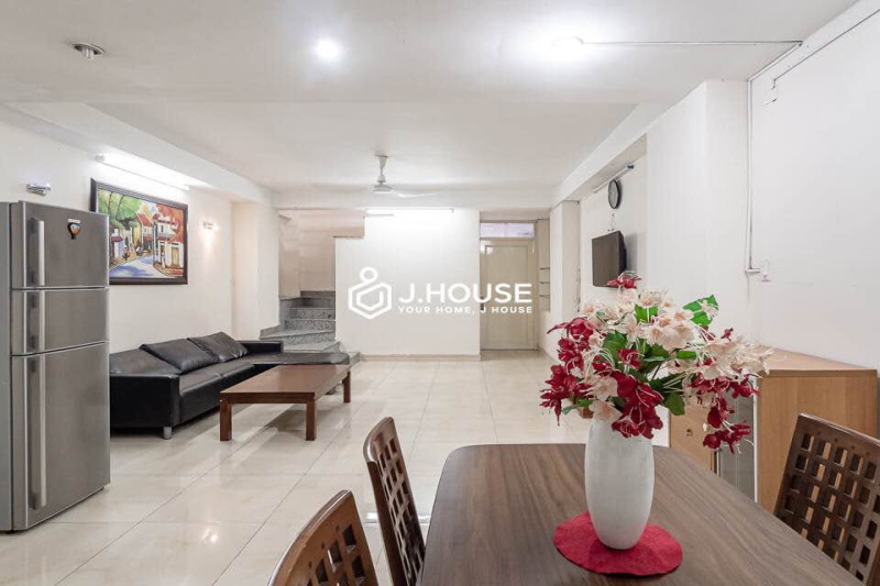 Spacious two-story apartment in Thao Dien.