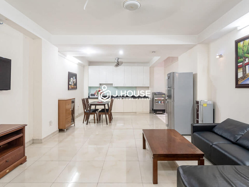 Spacious two-story apartment in Thao Dien.