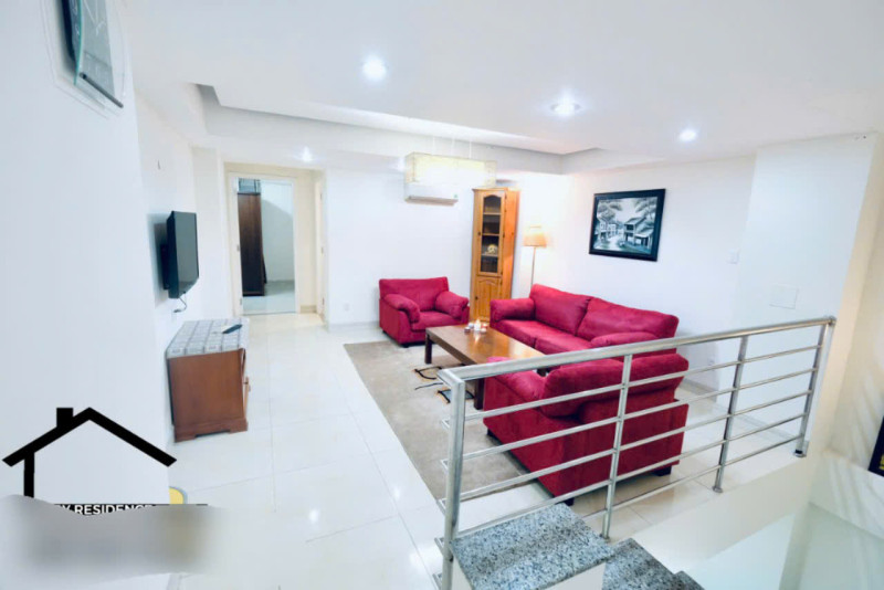 Spacious two-story apartment in Thao Dien.