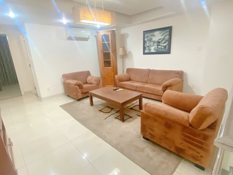 Spacious two-story apartment in Thao Dien.
