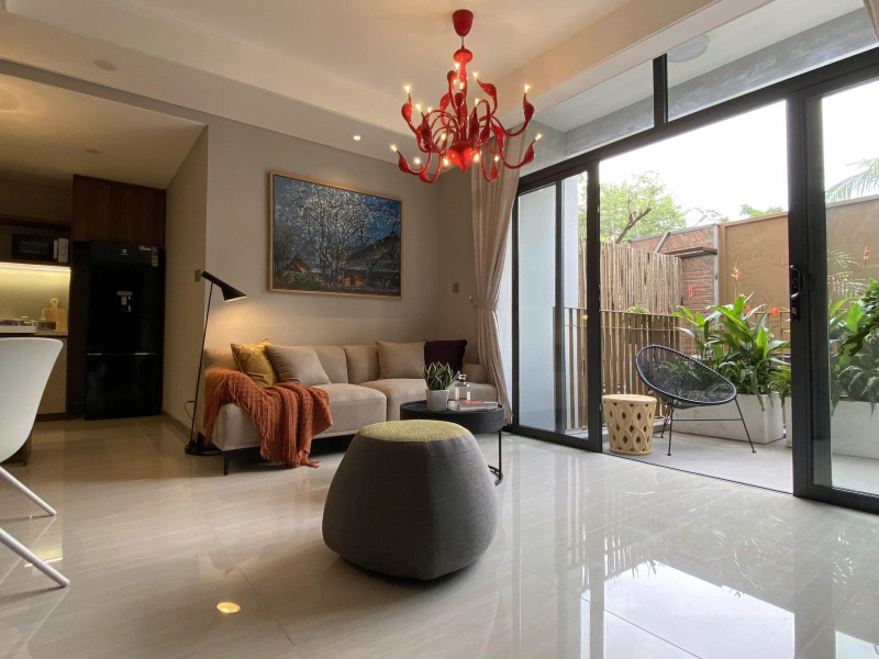 A Sweet Two-Bedroom Nest in Thao Dien Area-New