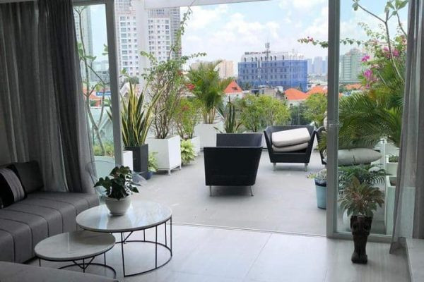 Penhouse-A Bright Two-Bedroom Sanctuary in Thao Dien