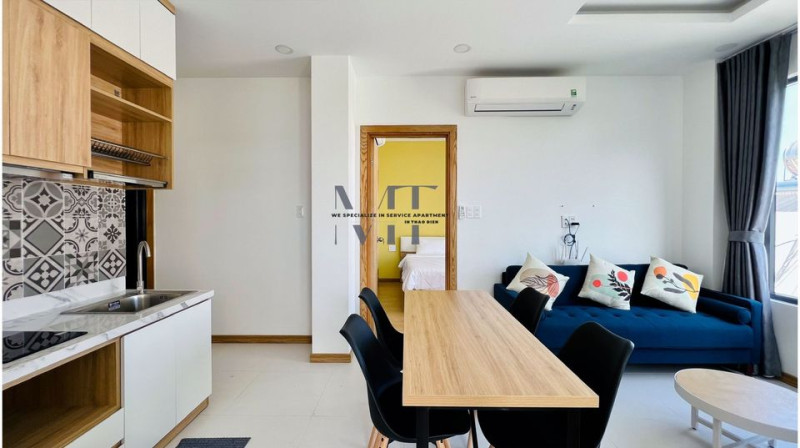 Two-Bedroom Apartment with Natural Light in Thao Dien