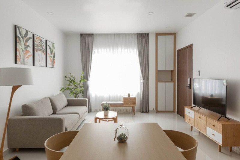 Minimalist 2-Bedroom Apartment in Thao Dien
