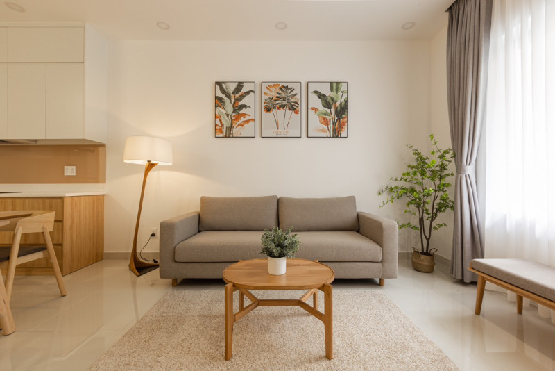 Minimalist 2-Bedroom Apartment in Thao Dien