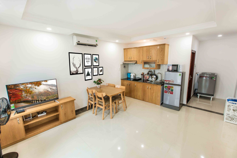 A Well-Crafted Two-Bedroom Living Space in Thao Dien