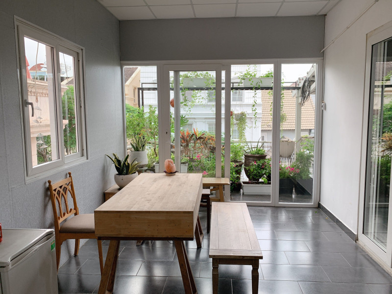 Two-Bedroom Apartment with Balcony in Thao Dien