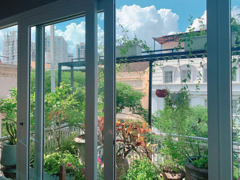 Two-Bedroom Apartment with Balcony in Thao Dien