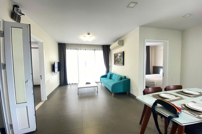 Two-Bedroom Apartment with Elegant Interior Design