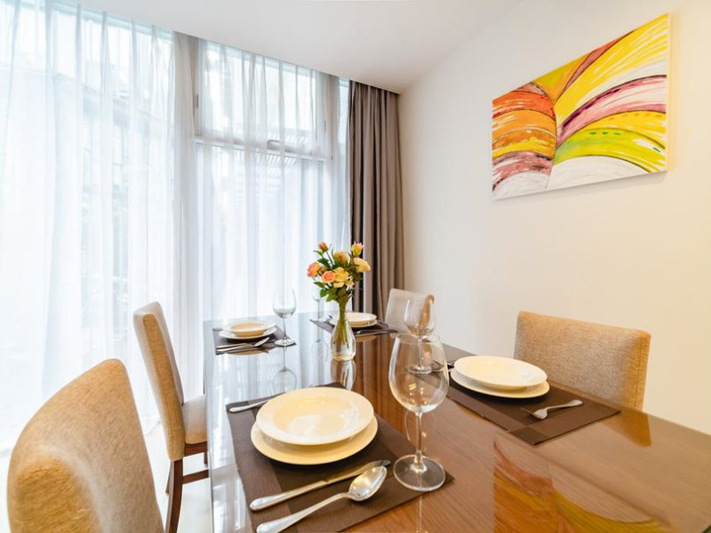 Two-Bedroom Apartment with Simple and Clean Style