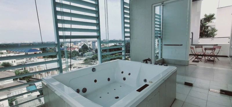 Penhouse -Two-Bedroom Apartment in a Quiet Thao Dien Area