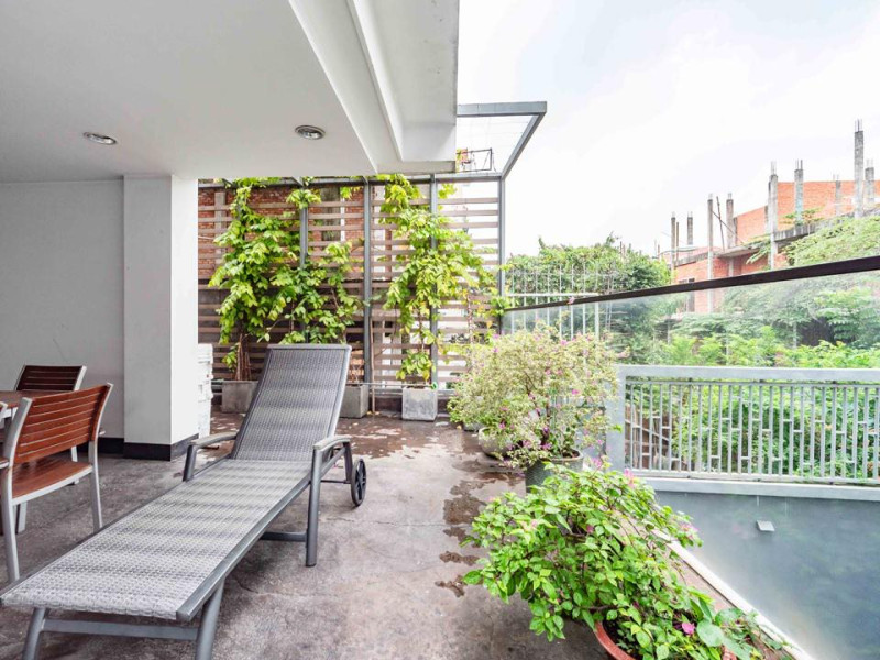 Penhouse -Two-Bedroom Apartment in a Quiet Thao Dien Area