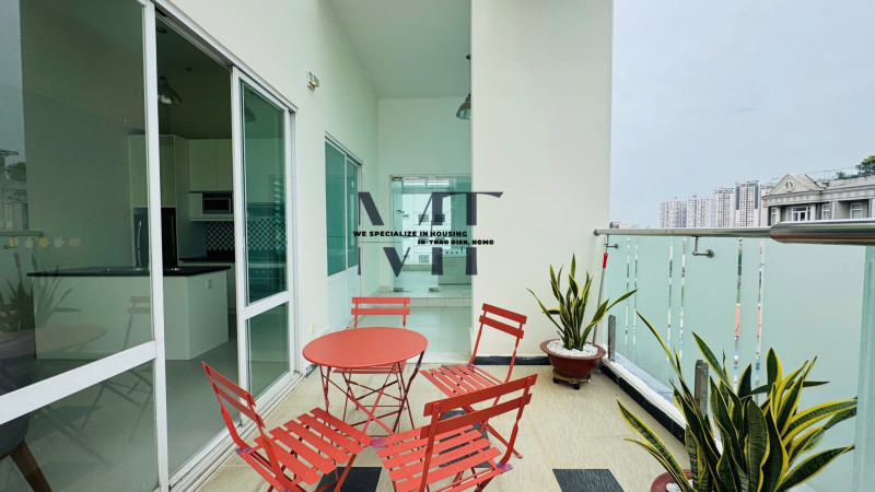Penhouse -Two-Bedroom Apartment in a Quiet Thao Dien Area