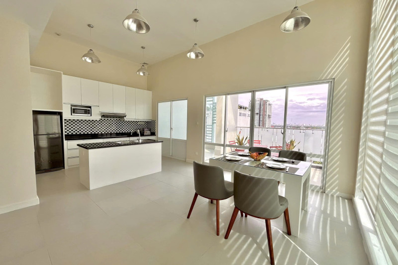 Penhouse -Two-Bedroom Apartment in a Quiet Thao Dien Area