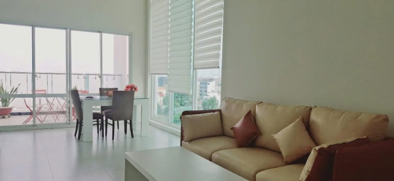 Penhouse -Two-Bedroom Apartment in a Quiet Thao Dien Area