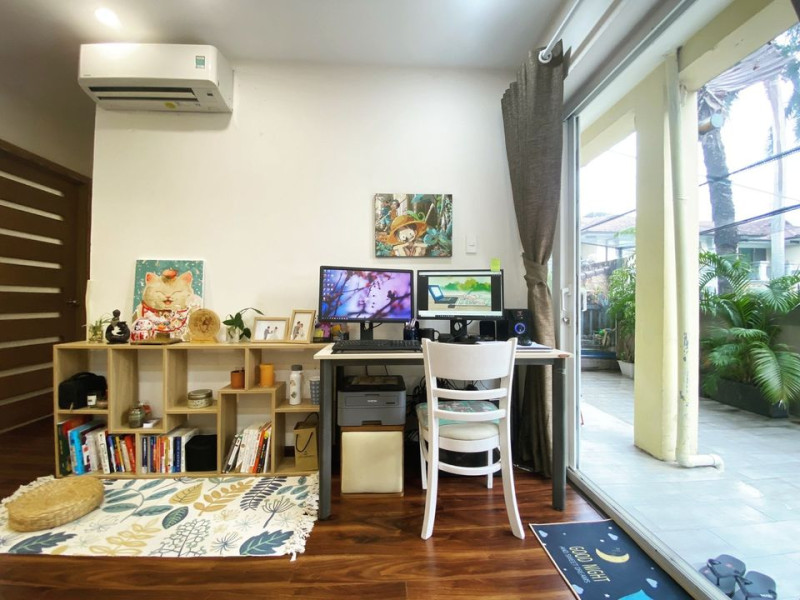A Cozy Two-Bedroom Home in Peaceful Thao Dien-Got Private Yard