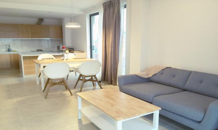 Two-Bedroom Apartment with Soft Interior Style in Thao Dien