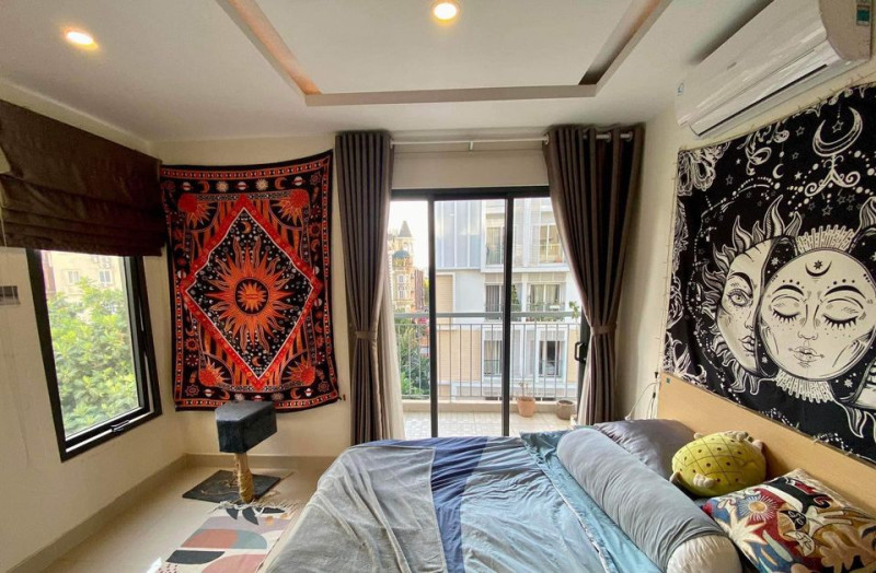 A Two-Bedroom Residence with Sophisticated Style