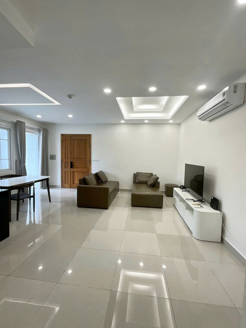 A Two-Bedroom Apartment Showcasing Elegant Interiors