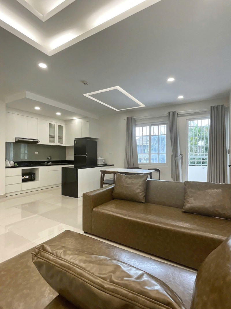 A Two-Bedroom Apartment Showcasing Elegant Interiors