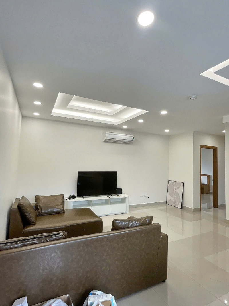 A Two-Bedroom Apartment Showcasing Elegant Interiors