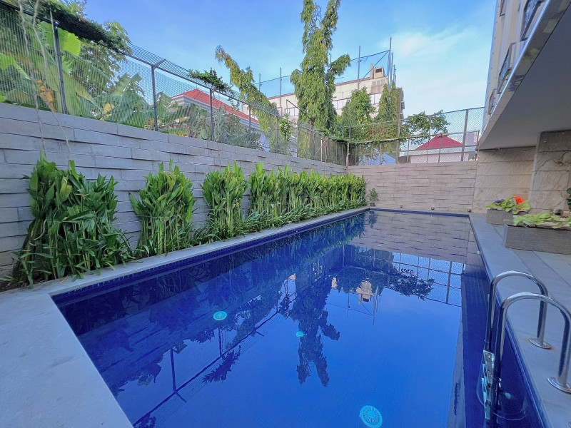 A Modern Two-Bedroom Apartment with Graceful Design