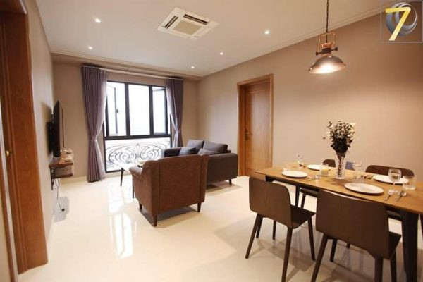 A Modern Two-Bedroom Apartment with Graceful Design