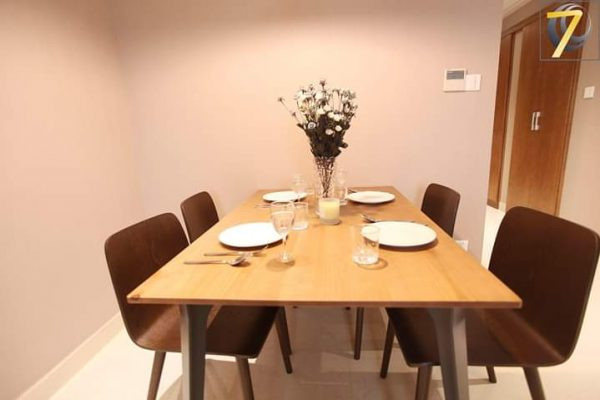 A Modern Two-Bedroom Apartment with Graceful Design