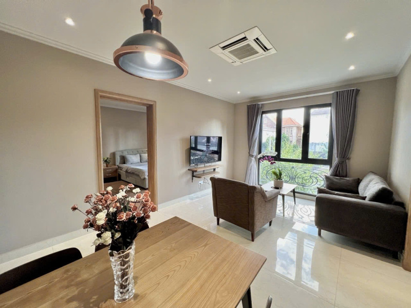 A Modern Two-Bedroom Apartment with Graceful Design