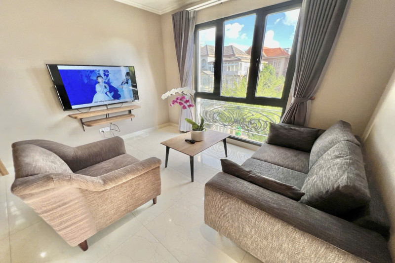 A Modern Two-Bedroom Apartment with Graceful Design