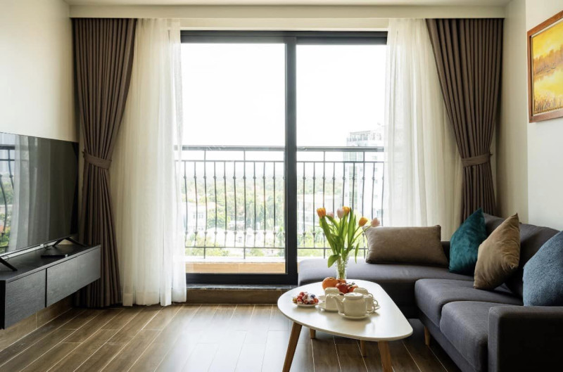 Two-Bedroom Living with Stylish Finishes