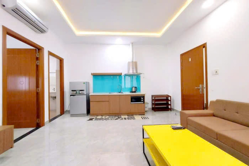 Small Two-Bedroom Residence with Well-Curated Interiors