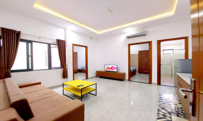 Small Two-Bedroom Residence with Well-Curated Interiors