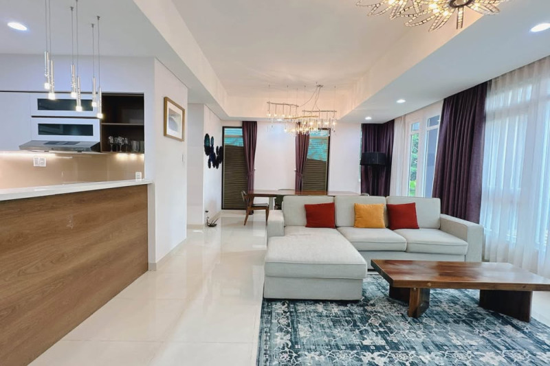 Tranquil 3-Bedroom Living Space in Thao Dien