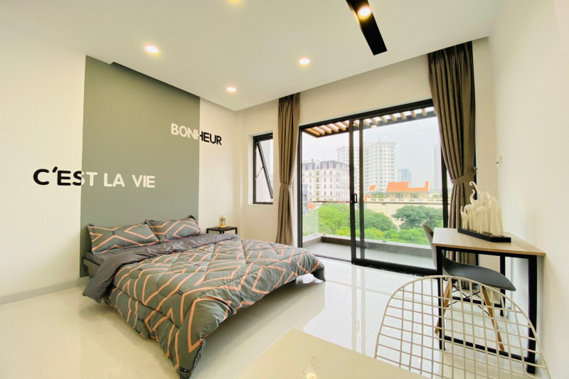 Studio Living Surrounded by Greenery in Thao Dien