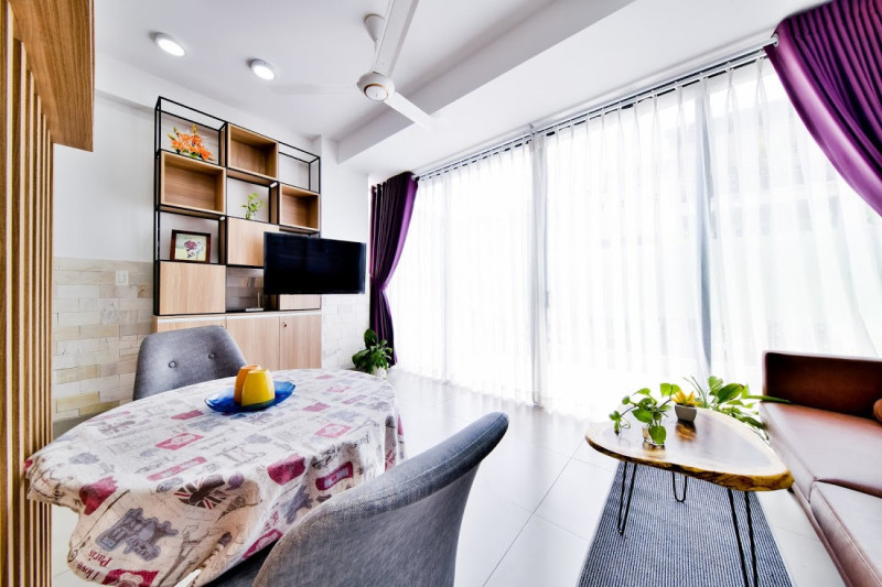 Stylish Compact Pivate yard Studio in Thao Dien