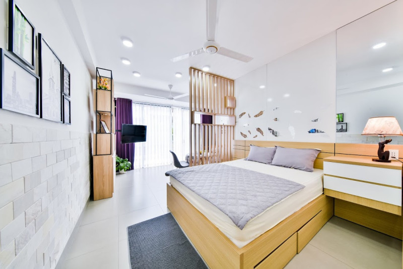 Stylish Compact Pivate yard Studio in Thao Dien