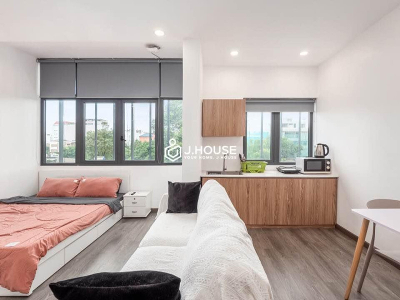 Studio Apartment in a Quiet Thao Dien Lane