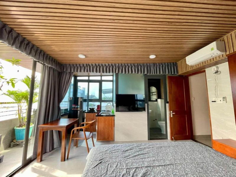Rooftop studio for rent in Thảo điền
