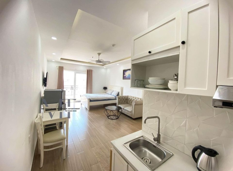 Quiet & Comfy Studio for Rent in Green Thao Dien