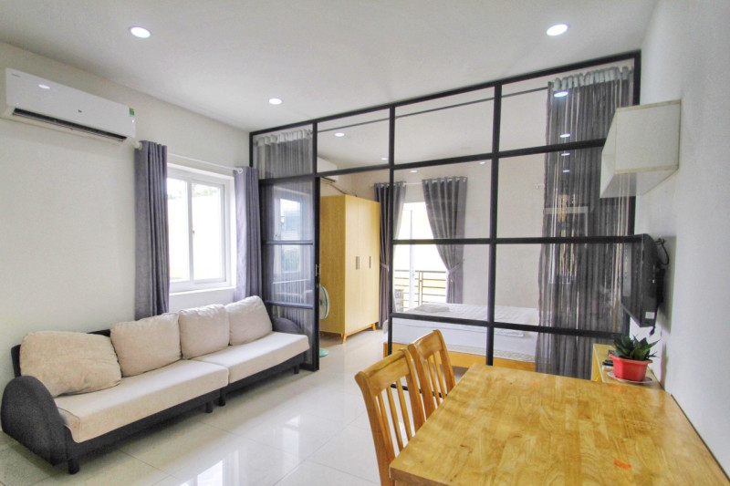 Sunny Studio with City View in Thao Dien